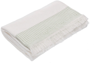 Dekoria BadetuchTrevor 70x140 cm white green