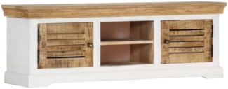 vidaXL TV-Schrank 118x30x40 cm Massivholz Mango 247970