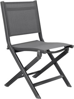 KETTLER BASIC PLUS Balkonklappstuhl anthrazit/anthrazit Aluminium/Outdoorgewebe 53 x 51 x 86