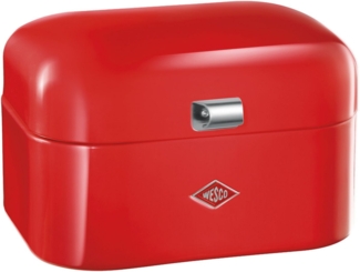 WESCO Brotkasten Single Grandy - Brotdose, Stahlblech, (1-tlg), Lüftungslöcher auf der Rückseite, Metallschaniere