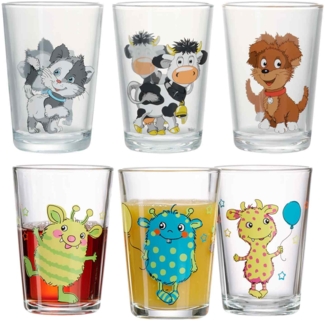 Ritzenhoff & Breker Hoftiere und Monsterchen Kinderbecher Set 6-teilig