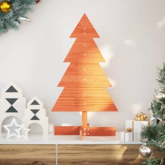 vidaXL Weihnachtsbaum Holz zum Schmücken 80 cm Massivholz Kiefer 858185