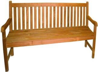 Premium Teak Gartenbank Sitzbank Holzbank Teakbank Parkbank nachhaltig 150cm