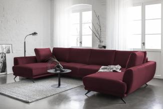 Wohnideebilder Larco Dunkelviolett Ecksofas & Eckcouches CO-LA-25LO