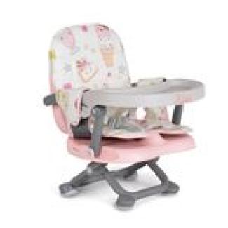 Moni Kinderstuhl Kiwi, Kinder Stuhl-, Sitzerhöhung, Boostersitz, Tisch, klappbar rosa Kuchen