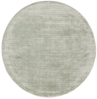 benuta Teppich Nova, rund, Höhe: 6 mm, Viskoseteppich,Teppich Wohnzimmer, Schlafzimmer, Esszimmer, Flur, Cozy