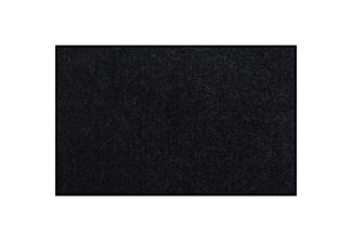 Salonloewe Läufer Schwarz 075x120 cm, Eingangsmatte groß, Höhe: 750 mm