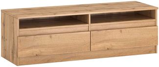Lowboard Lala TV-Unterschrank 120x40x38cm Eiche Wotan mit Schubladen