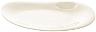 RAK Porcelain Nabur Ivoris white Teller Coupe L 27 cm / W 22.7 cm / Ht. 2.8 cm