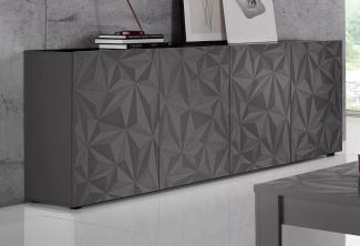 INOSIGN Sideboard Prisma, Breite 241 cm, 4-türig