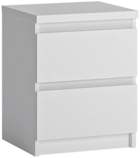 Lomadox Nachttisch FORTALEZA-129, Nachtschrank in weiß, B/H/T ca. 40/51,8/40 cm