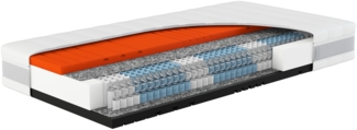 Hn8 Taschenfederkern-Matratze "Sleep Balance TFK", H2/H3, 90 x 200 cm, Höhe: ca. 24 cm