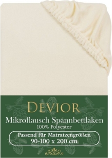 Devior Spannbettlaken Spannbetttuch Bettlaken Winter Flausch Warm Leintuch, Fleece, Gummizug: Rundumgummizug, Matratzen Bezug bis 22cm Matratzenhöhe Kuschelig Flauschig