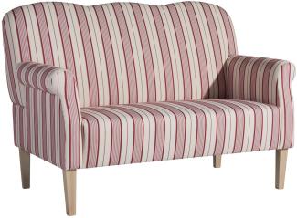 Küchensofa Karin Bezug Flachgewebe Buche natur / rot 21906