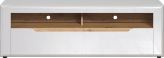 TV-Lowboard Marlon in weiß Hochglanz 150 cm
