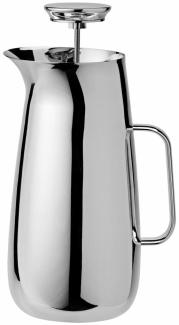 Stelton Foster Pressfilterkanne, Pressfilter Kanne, Kaffeebereiter, Kaffeepresse, Edelstahl, 1 L, 770