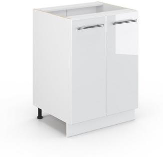 Midischrank Fame-Line Weiß Hochglanz 60 x 82 cm ohne Arbeitsplatte Vicco