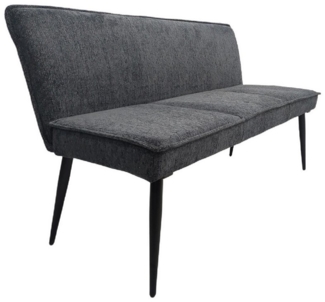 HTI-Living Polsterbank Esszimmerbank Mesilla Anthrazit (Stück, 1-St, 1 Sitzbank), Polsterbank Sitzbank