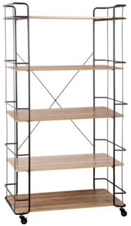 HTI-Living Standregal Regal mit 5 Regalböden Cora, Stück 1-tlg, Standregal Begehbarer Kleiderschrank