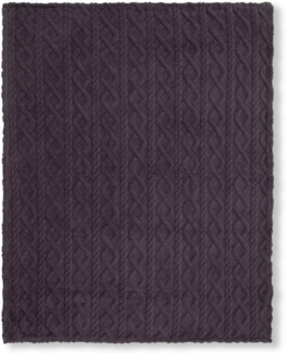 Plaid Jacquard teddy, Descanso, Weich, Kuscheldecke, Wohndecke, Teddy, Jacquard, in 2 Größen