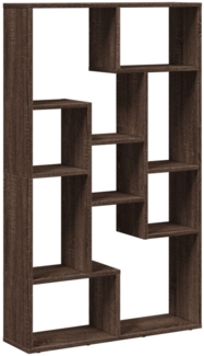 vidaXL Bücherregal Braun Eichen-Optik 72x20x120 cm Holzwerkstoff 858162