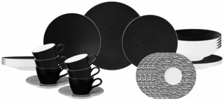 Seltmann Weiden Life Fashion Kombiservice 30-teilig - Glamorous Black