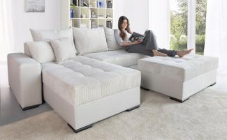 COLLECTION AB Ecksofa Josy L-Form, mit Bettfunktion und Bettkasten, Federkern