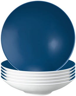 Seltmann Weiden Life Fashion Pasta-/Suppenteller ø 23 cm 6er Set Classic Blue - DS