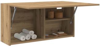 Bad-Wandschrank Artisan-Eiche 80x25x40 cm Holzwerkstoff