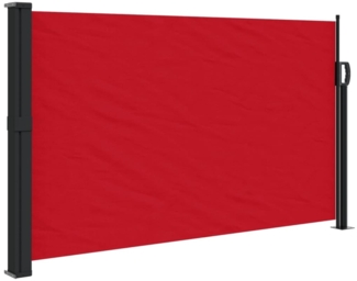 vidaXL Seitenmarkise Ausziehbar Rot 120x600 cm 4004492