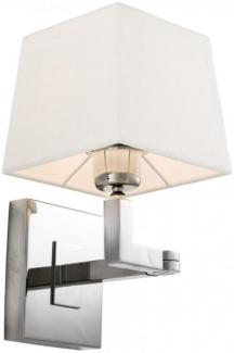 Casa Padrino Luxus 1er Wandleuchte Nickel - Luxus Hotel Restaurant Leuchte