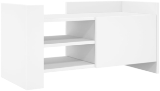 vidaXL TV-Schrank Weiß 80x35x40 cm Holzwerkstoff 848367