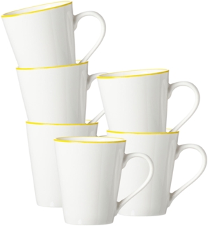 Ritzenhoff & Breker Adela Henkelbecher 300 ml 6er Set - gelb