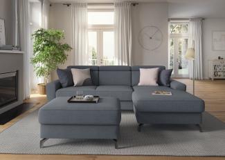 sit&more Ecksofa Scarlett L-Form, inklusive Kopfteilverstellung, wahlweise mit Bettfunktion, Bettkasten