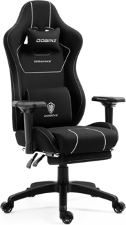Dowinx Gaming Stuhl Taschenfederkissen Massagefunktion Schwarz