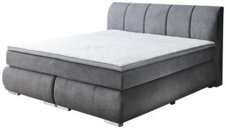 'BX 2120' Boxspringbett, anthrazit, 180x200 cm