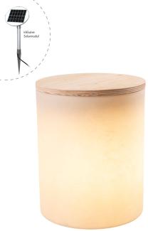 Leuchttisch Hocker Shining Drum Beistelltisch (sand Solar )