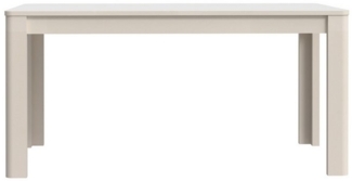 Kulissen-Esstisch >BREATHTAKER< ausziehbar bis 206,6cm, sandfarbig - 160/206,6x72,7x90,4cm (BxHxT)