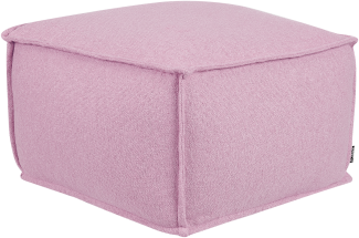 Pouf SHERALI Rosa Baumwolle 50 cm 50 cm