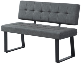 B&D home Essbank SIGFRID (1-St), gepolstert, mit Rückenlehne