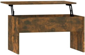 Couchtisch, Sofatisch Räuchereiche 80x50,5x41,5 cm Holzwerkstoff