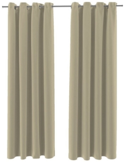 Brielle Verdunkelungsvorhang Brielle Premium Verdunkelungsvorhänge mit Ösen, verdunkelnd (2er Set), Bereit Vorhang mit 4 cm Ösen