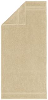 Manhattan Gold Gästetuch 30x50cm beige 600g/m² 100% Baumwolle