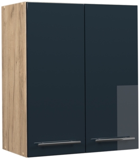 Hängeschrank Fame-Line Dunkelblau Hochglanz 60 cm Vicco