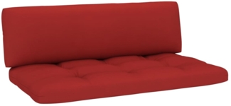 vidaXL Outdoor-Mittelsofa Paletten Imprägniertes Kiefernholz Grau 3066487