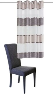 HOME WOHNIDEEN Vorhang WALTER (1 St), Ösen, blickdicht, Ösenschal WALTER Querstreifen
