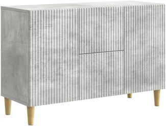 vidaXL Sideboard Betongrau 89 x 34,5 x 60 cm Holzwerkstoff 894658