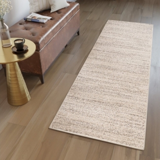 Tapiso Läufer SARI, rechteckig, Höhe: 12 mm, Flur Kurzflor Modern Meliert Design Wohnzimmer Schlafzimmer Küche