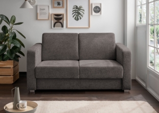 INOSIGN Schlafsofa Mia Problemlöser Sofa, Einzelauszug, Bettsofa, zeitlos und bequem, mit 2 Einzelauszügen als Längsschläfer