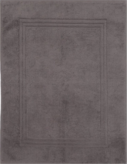 Betz Badematte Luxus Badvorleger Duschvorleger Gold 50x70 cm Farbe anthrazitgrau, Baumwolle